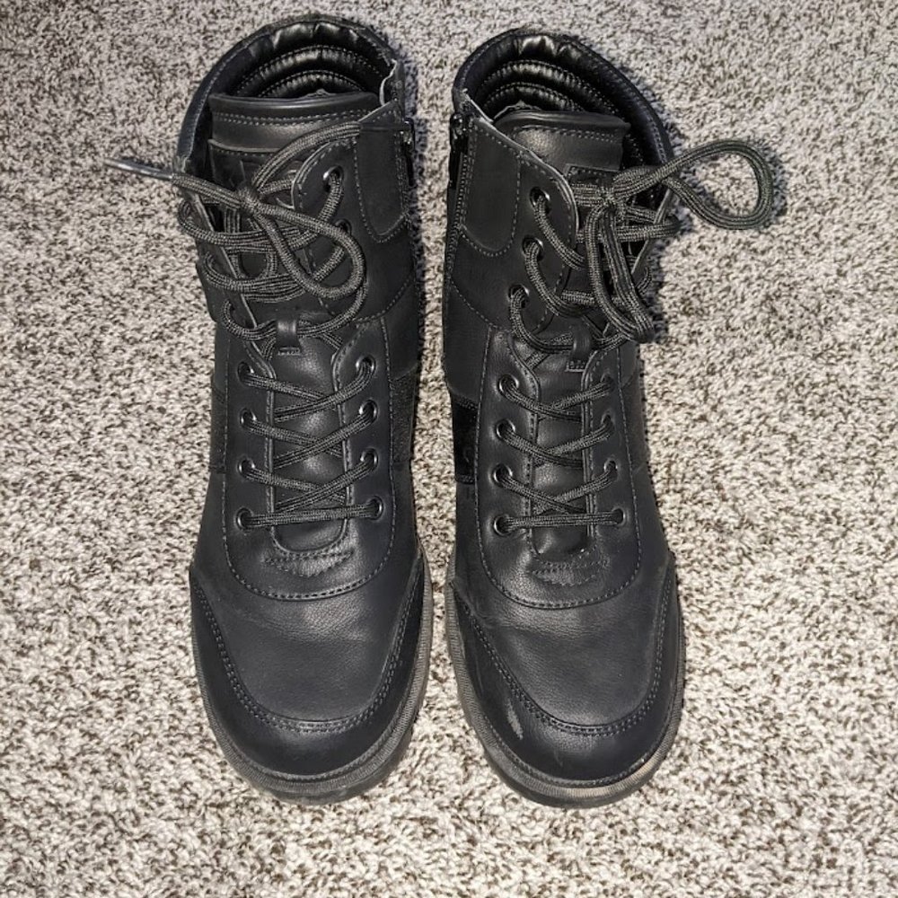 G by Guess Black Heeled Boots